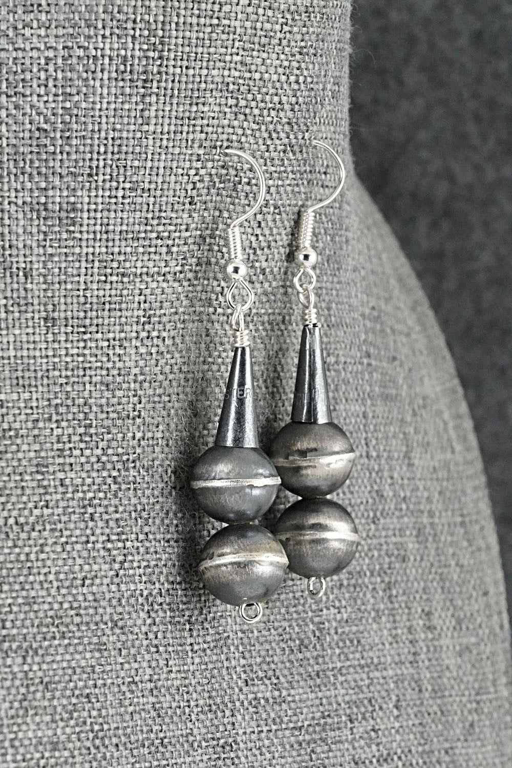 Turquoise & Sterling Silver Squash Blossom Set - Gilbert Martin