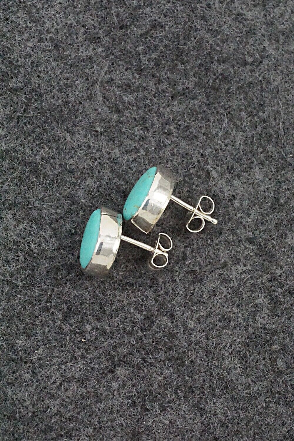 Turquoise & Sterling Silver Earrings - Marco Begaye