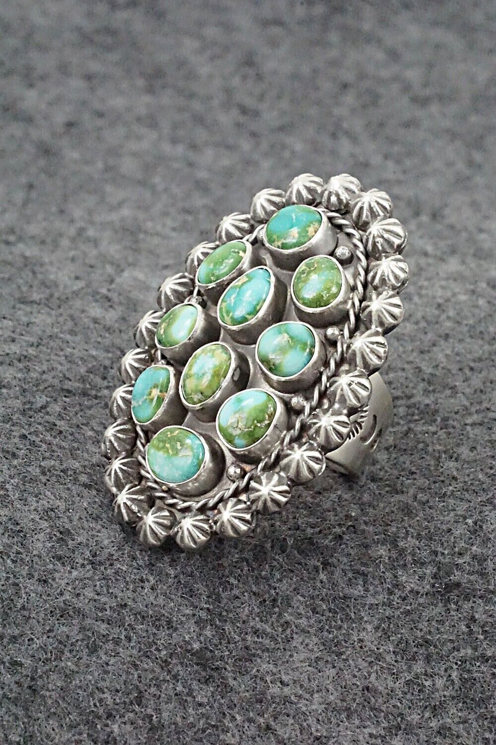 Turquoise & Sterling Silver Ring - Paige Gordon - Size 8.5