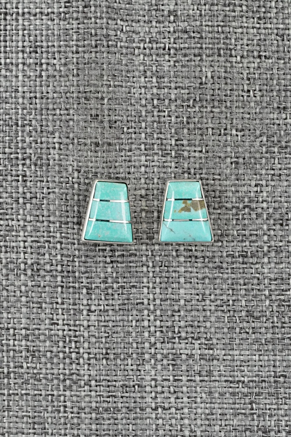 Turquoise and Sterling Silver Earrings - Michelle Haloo