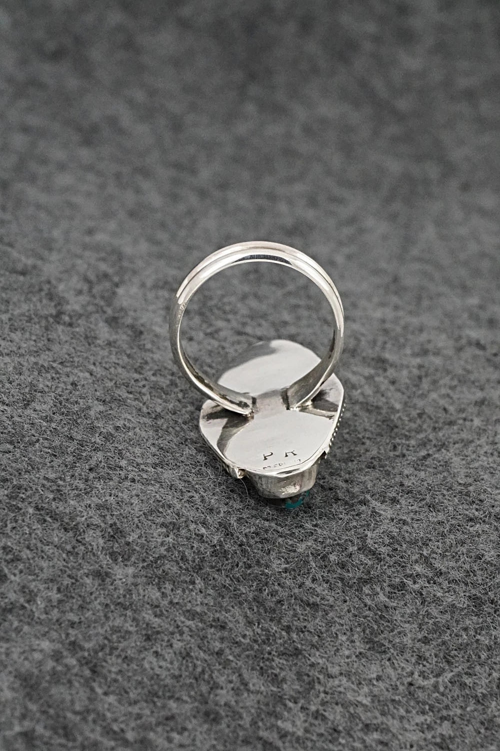 Turquoise & Sterling Silver Ring - Priscilla Reeder - Size 7