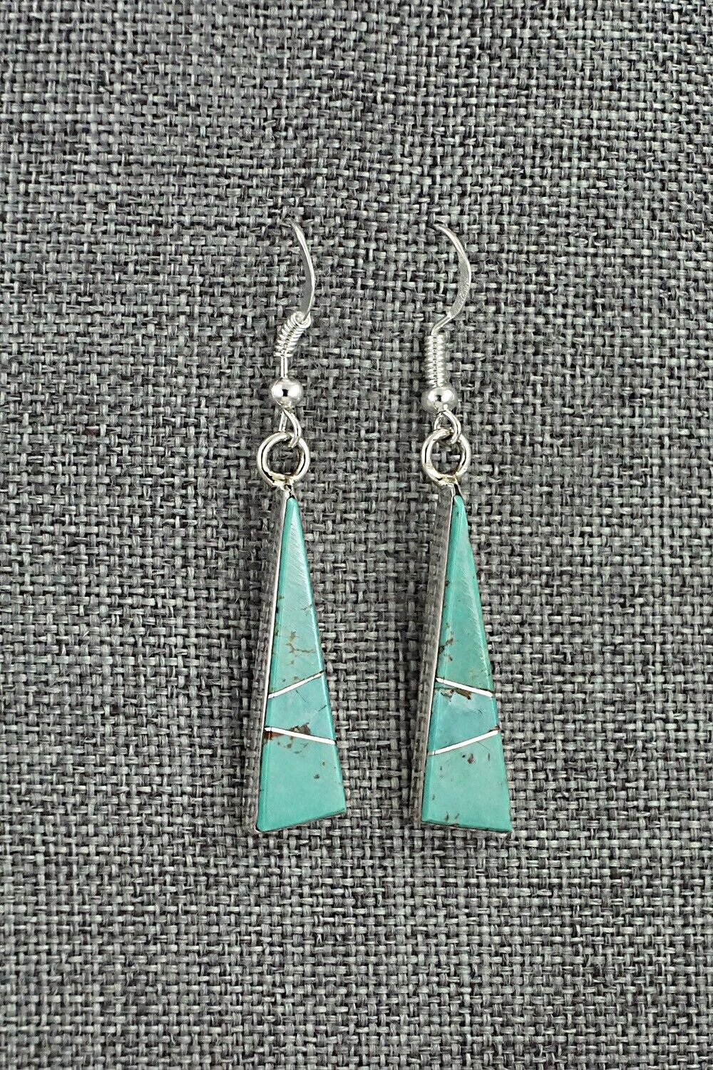 Turquoise & Sterling Silver Earrings - Marilyn Yazzie