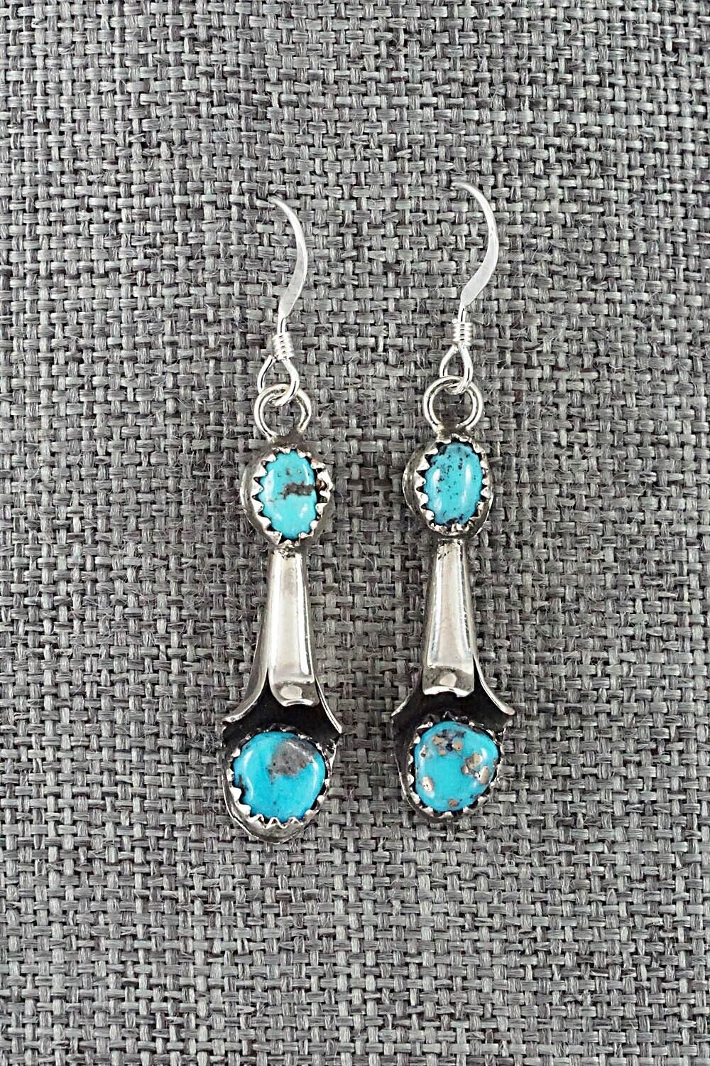 Turquoise & Sterling Silver Squash Blossom Set - Phil Garcia