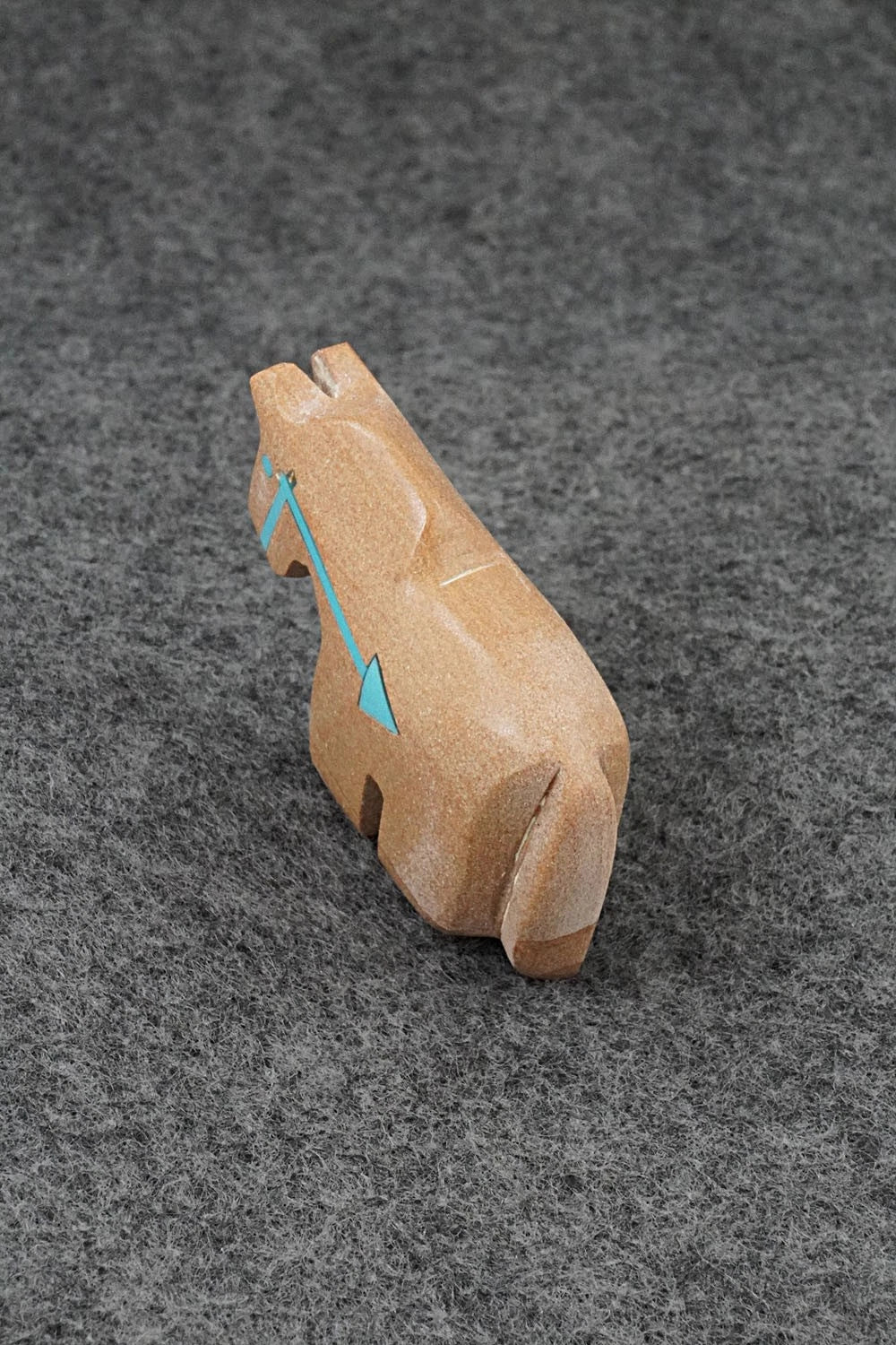 Horse Zuni Fetish Carving - Bernard Laiwakete