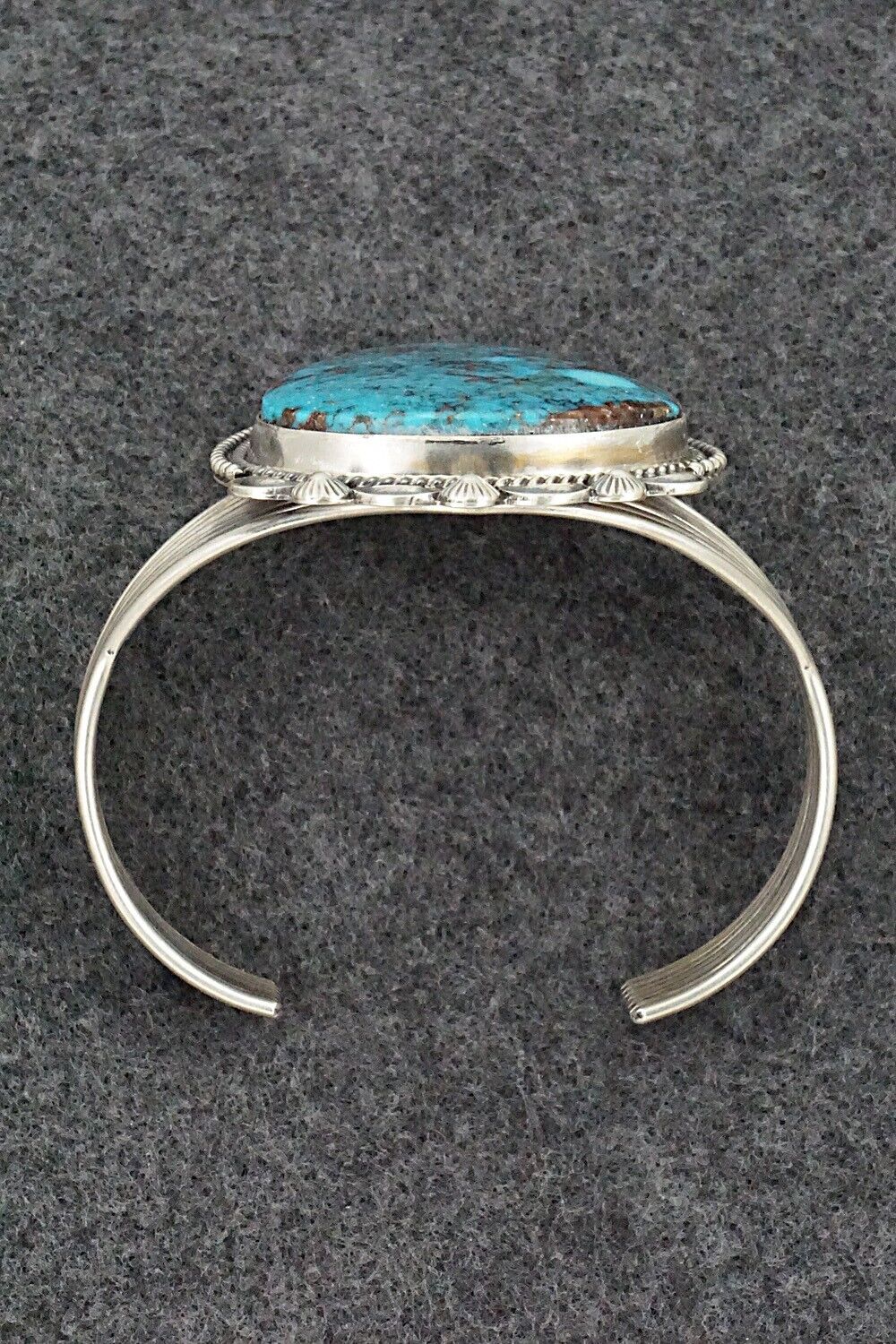 Turquoise & Sterling Silver Bracelet - Derrick Gordon