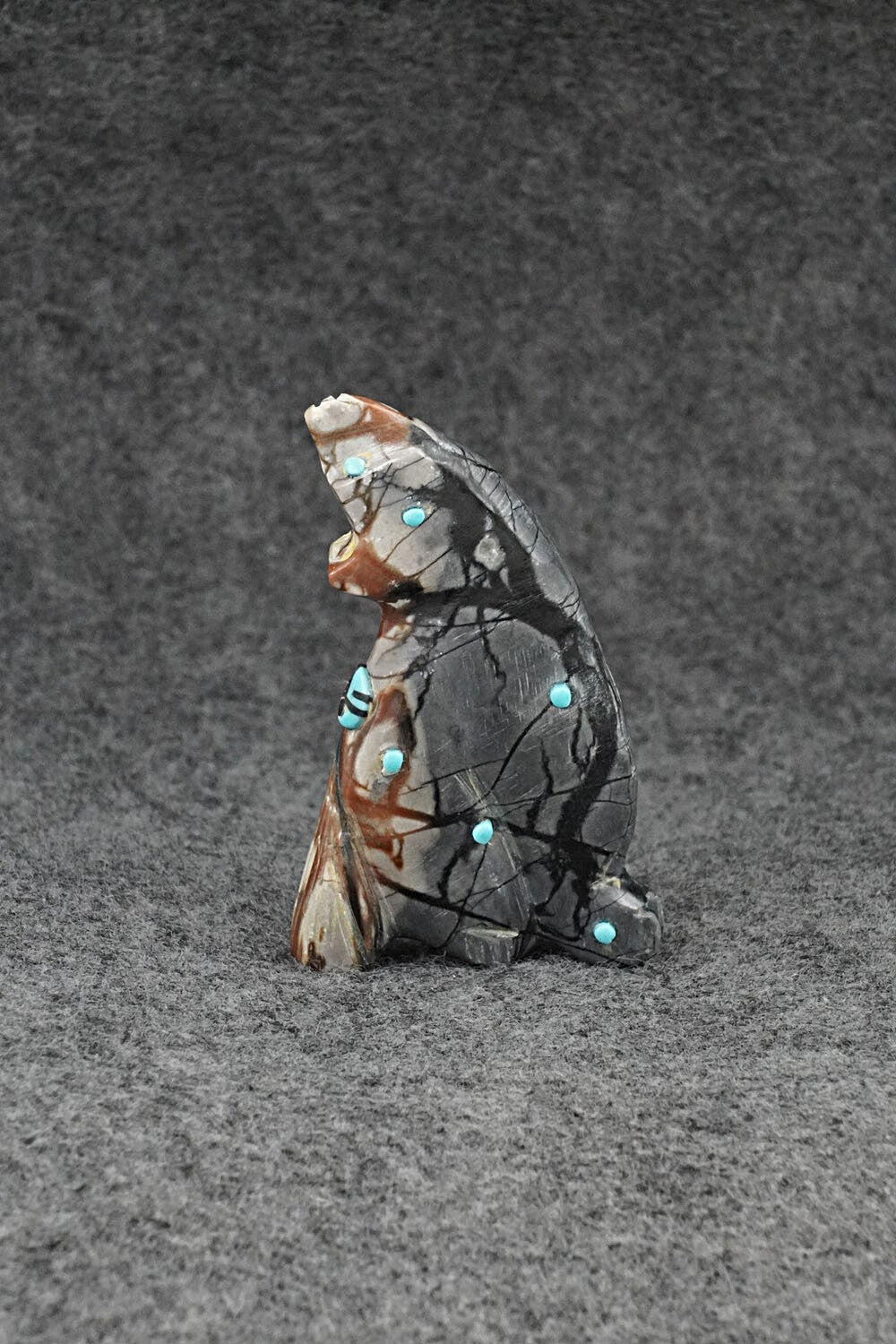 Wolf Zuni Fetish Carving - Danette Laate