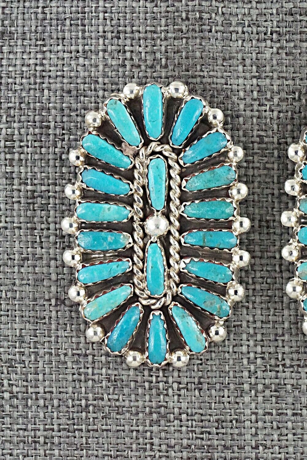 Turquoise & Sterling Silver Earrings - Philena Byjoe