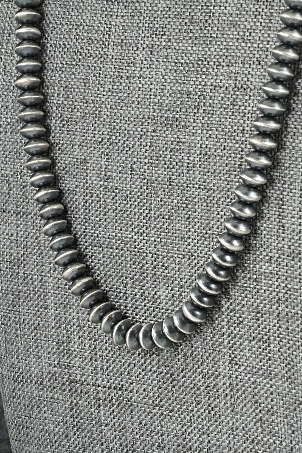 Sterling Silver Navajo Pearl Necklace 20" - Austin Haley