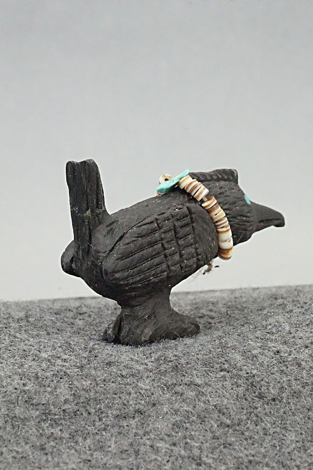 Roadrunner Zuni Fetish Carving - Carlton Comosona
