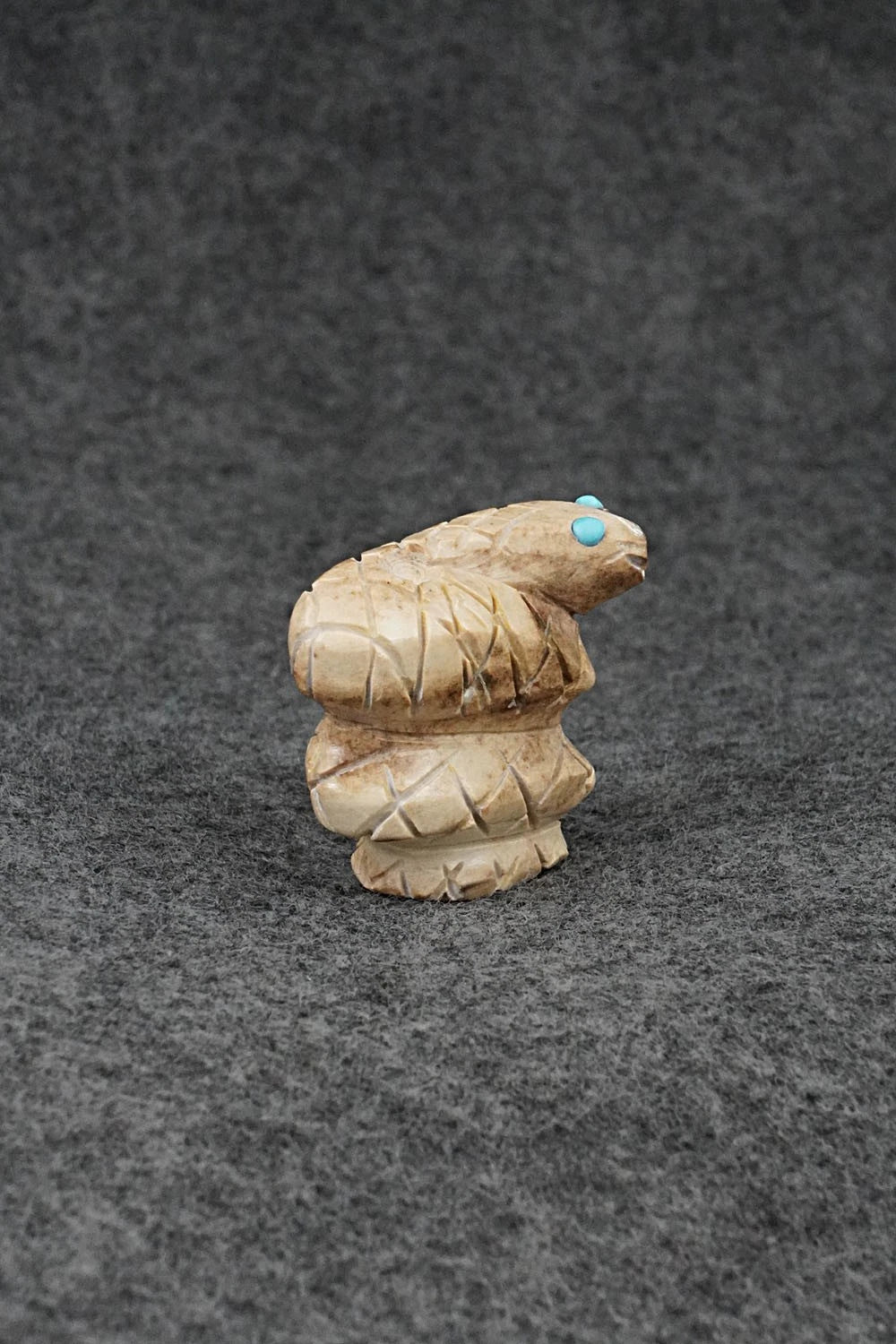Rattlesnake Zuni Fetish Carving - Cody Chavez