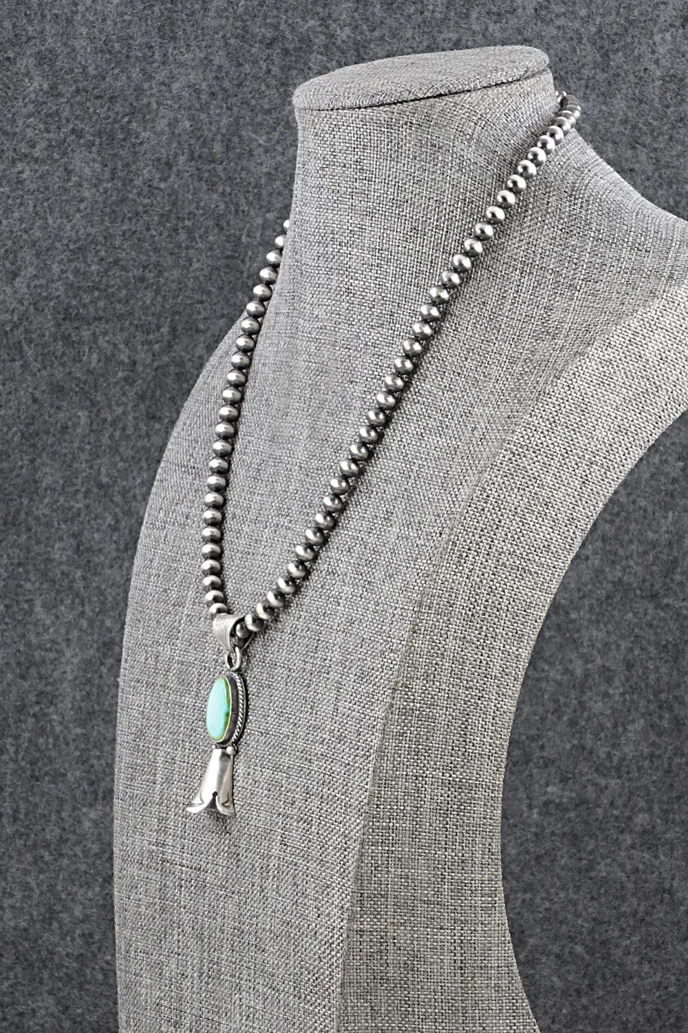 Turquoise & Sterling Silver Necklace - Sharon McCarthy