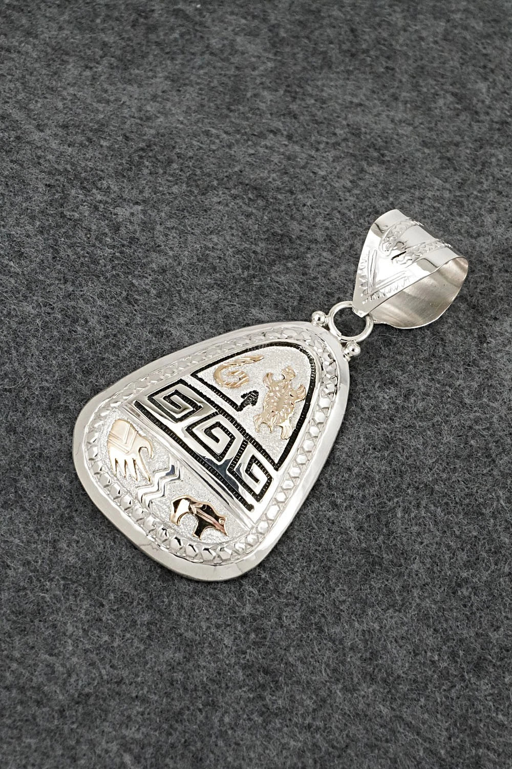 Sterling Silver & Gold Fill Pendant - Allison Manulito