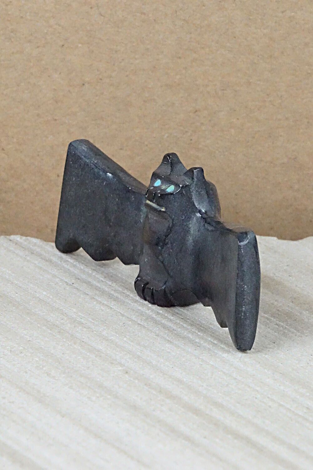 Bat Zuni Fetish Carving - Tim Lementino