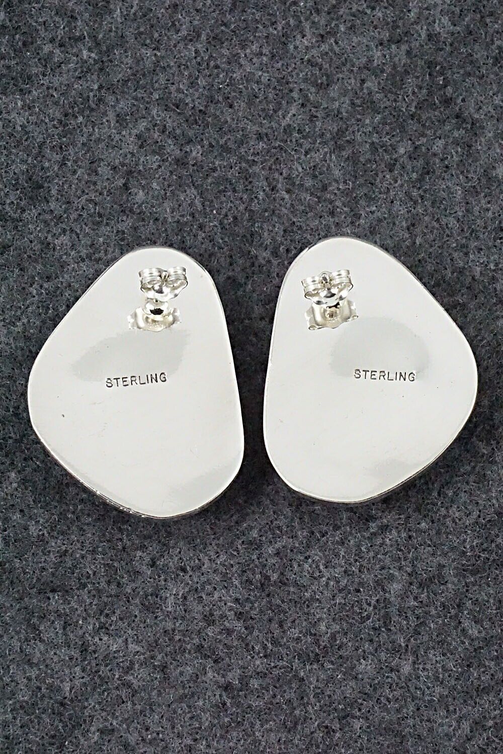 Turquoise and Sterling Silver Earrings - Sharon McCarthy