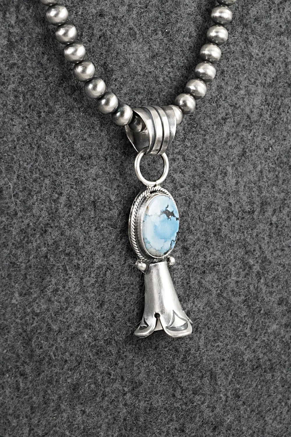 Turquoise & Sterling Silver Necklace - Sharon McCarthy