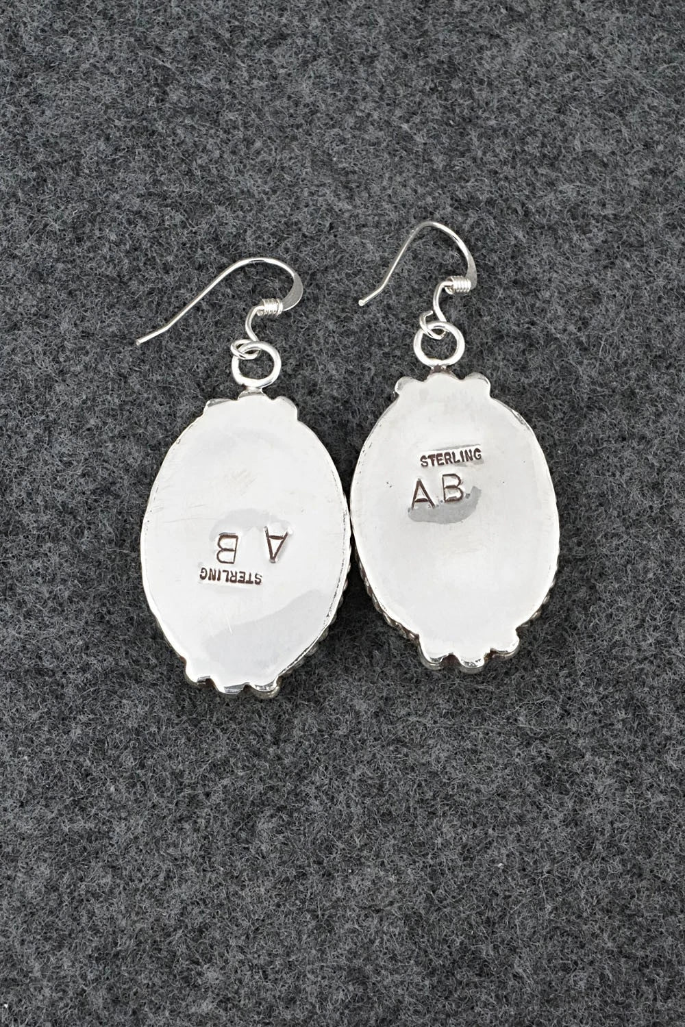 Turquoise & Sterling Silver Earrings - Antwone Brown