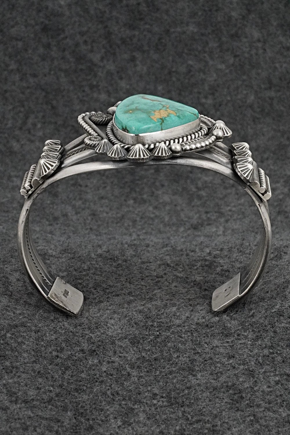 Turquoise & Sterling Silver Bracelet - Michael Calladitto