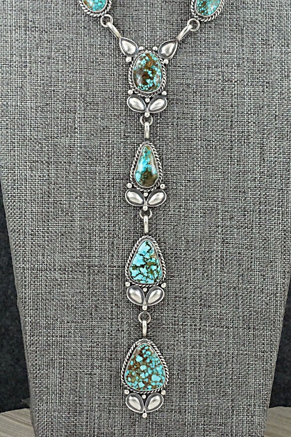 Turquoise & Sterling Silver Necklace - Derrick Gordon