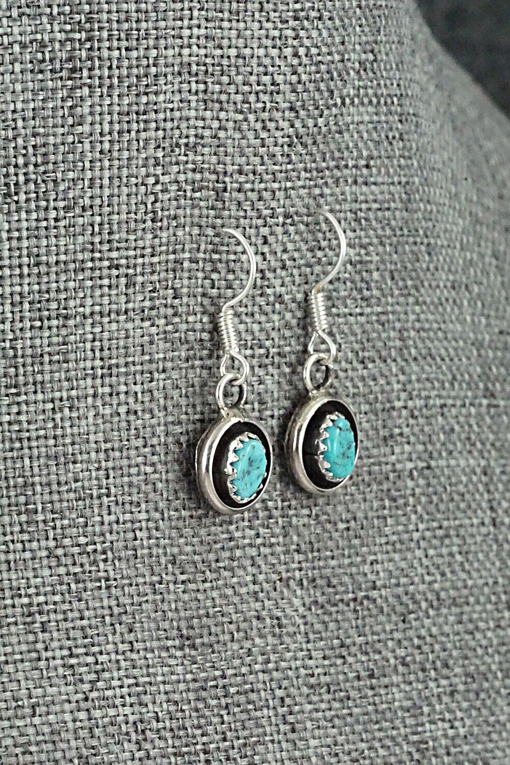 Turquoise & Sterling Silver Squash Blossom Set - Phil Garcia