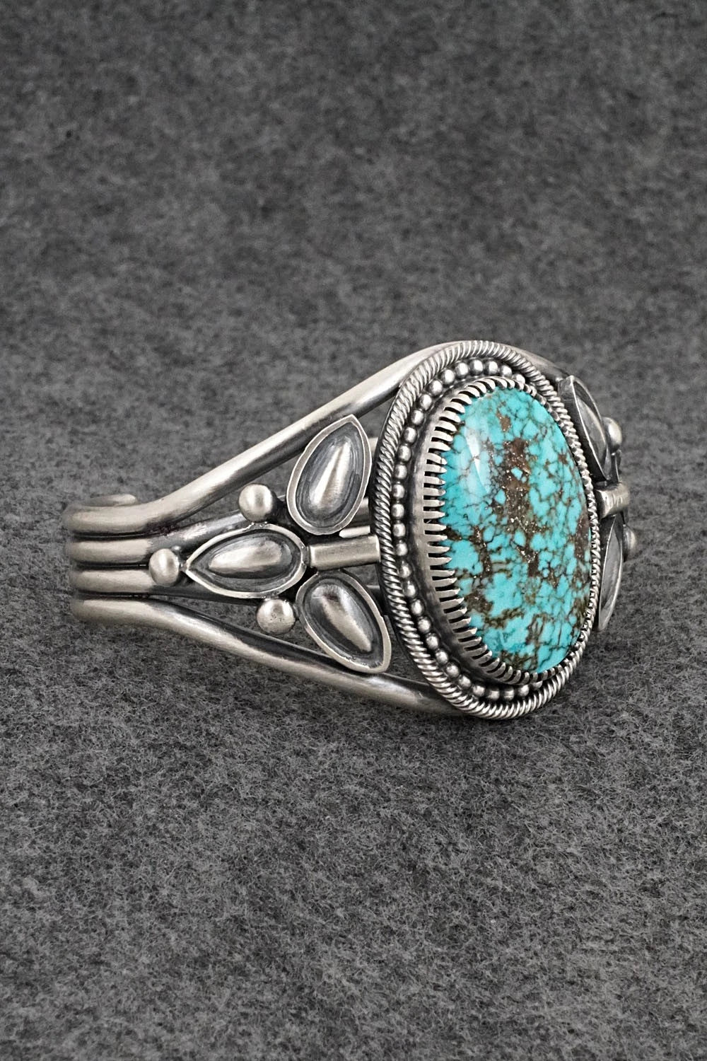 Turquoise & Sterling Silver Bracelet - Mark Yazzie