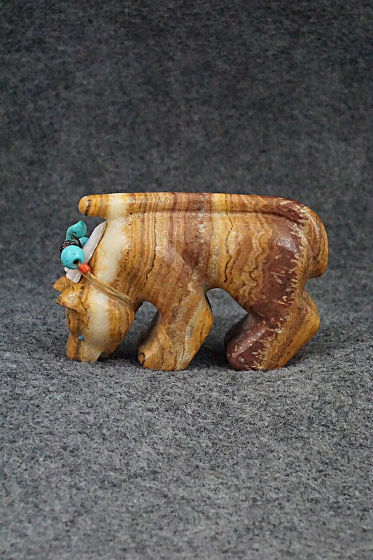 Mountain Lion Zuni Fetish Carving - Douglas Martza