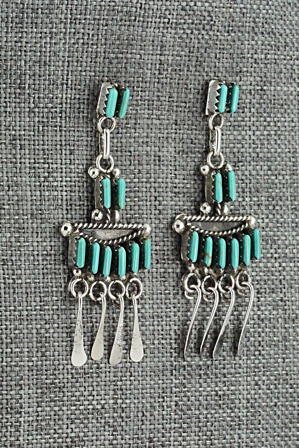 Turquoise & Sterling Silver Earrings - Michelle Peina