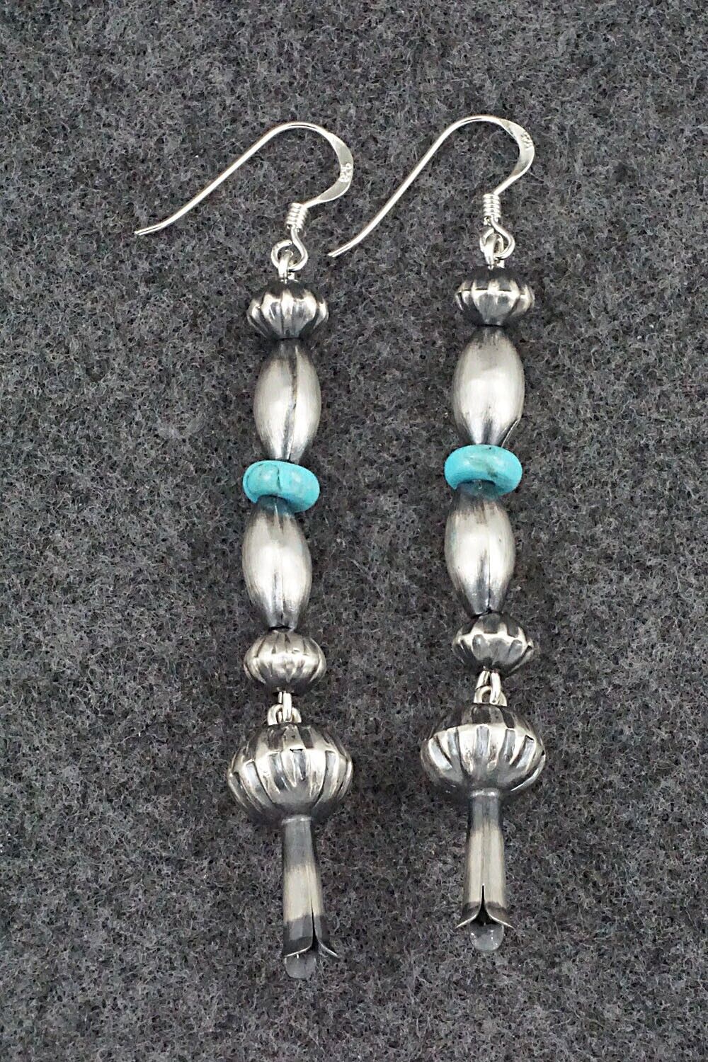 Turquoise & Sterling Silver Earrings - Presley Haley