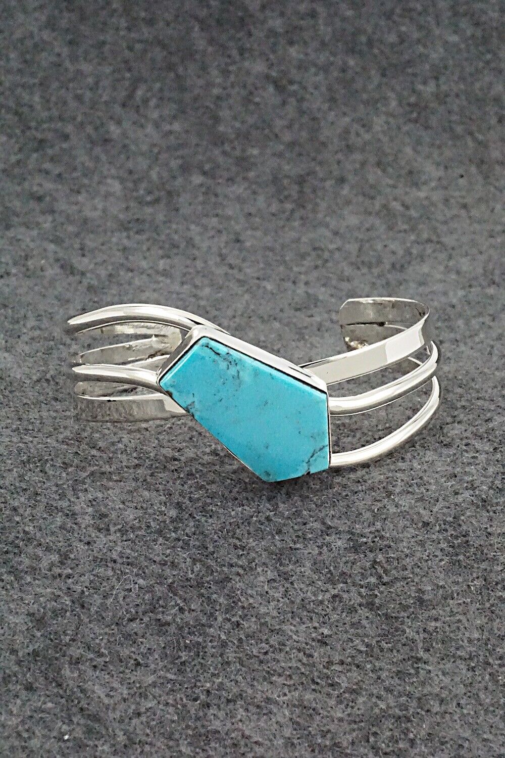 Turquoise & Sterling Silver Bracelet - Charlene Yazzie
