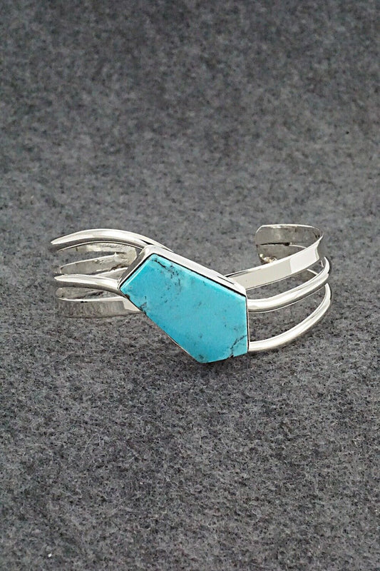 Turquoise & Sterling Silver Bracelet - Charlene Yazzie