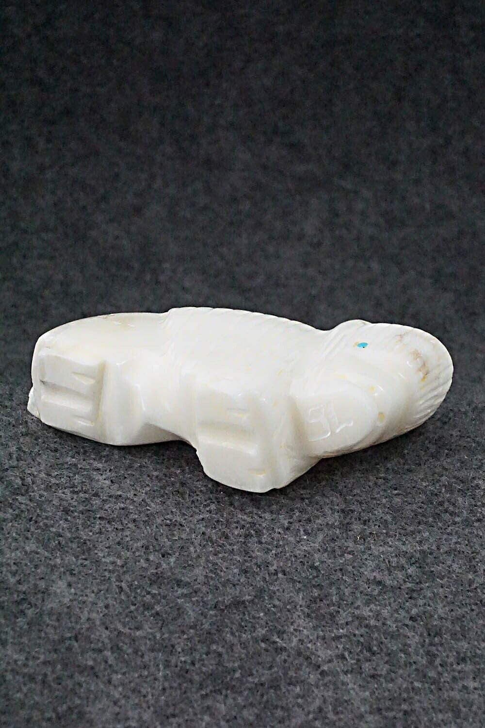 Buffalo Zuni Fetish Carving - Gilbert Lonjose