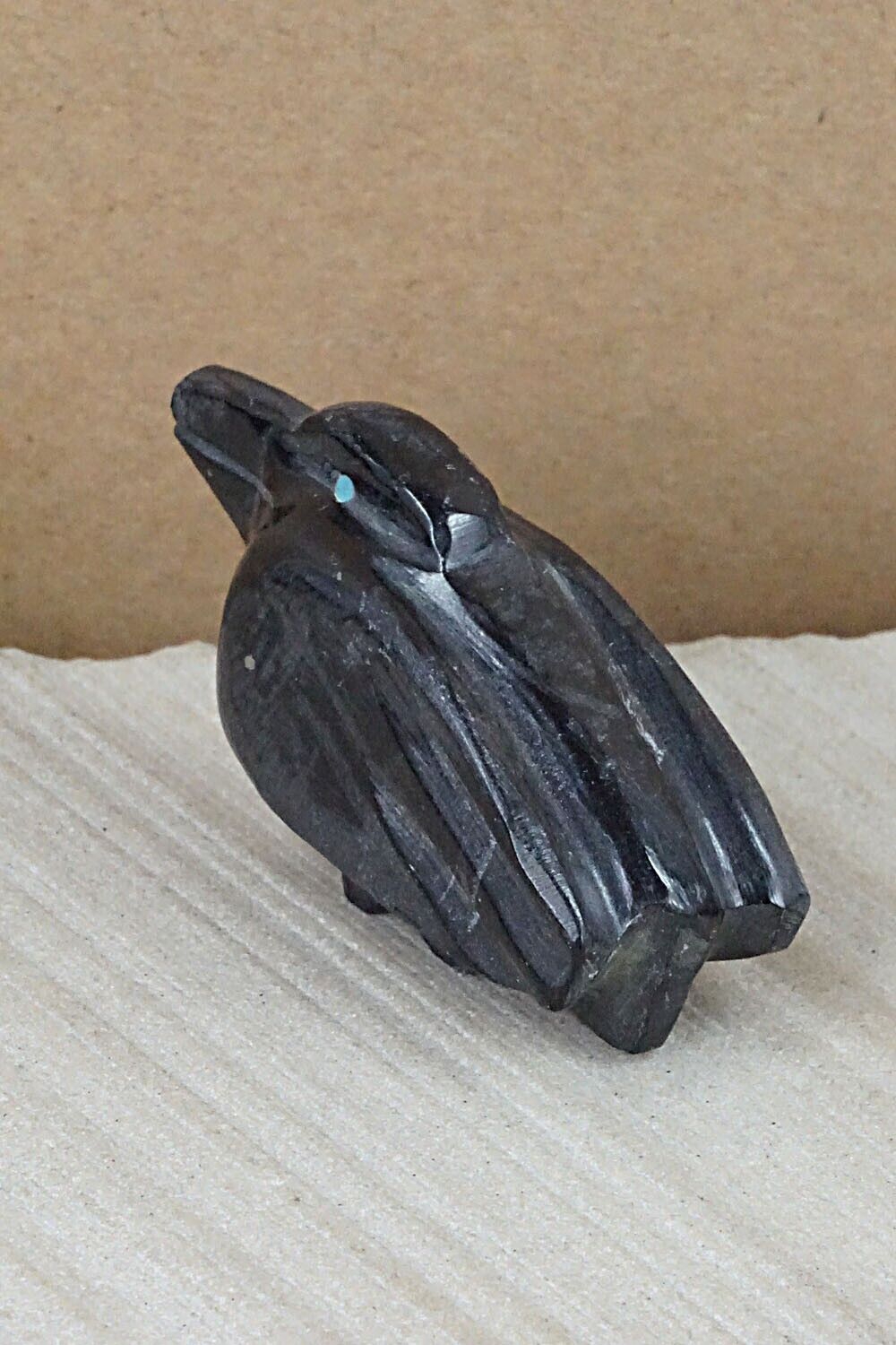 Crow Zuni Fetish Carving - Tim Lementino