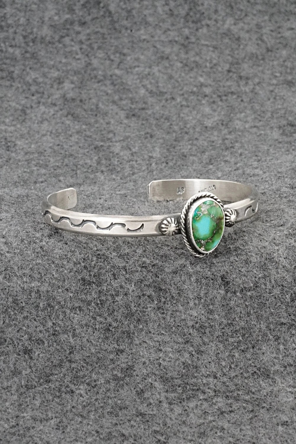 Turquoise & Sterling Silver Bracelet - Samuel Yellowhair