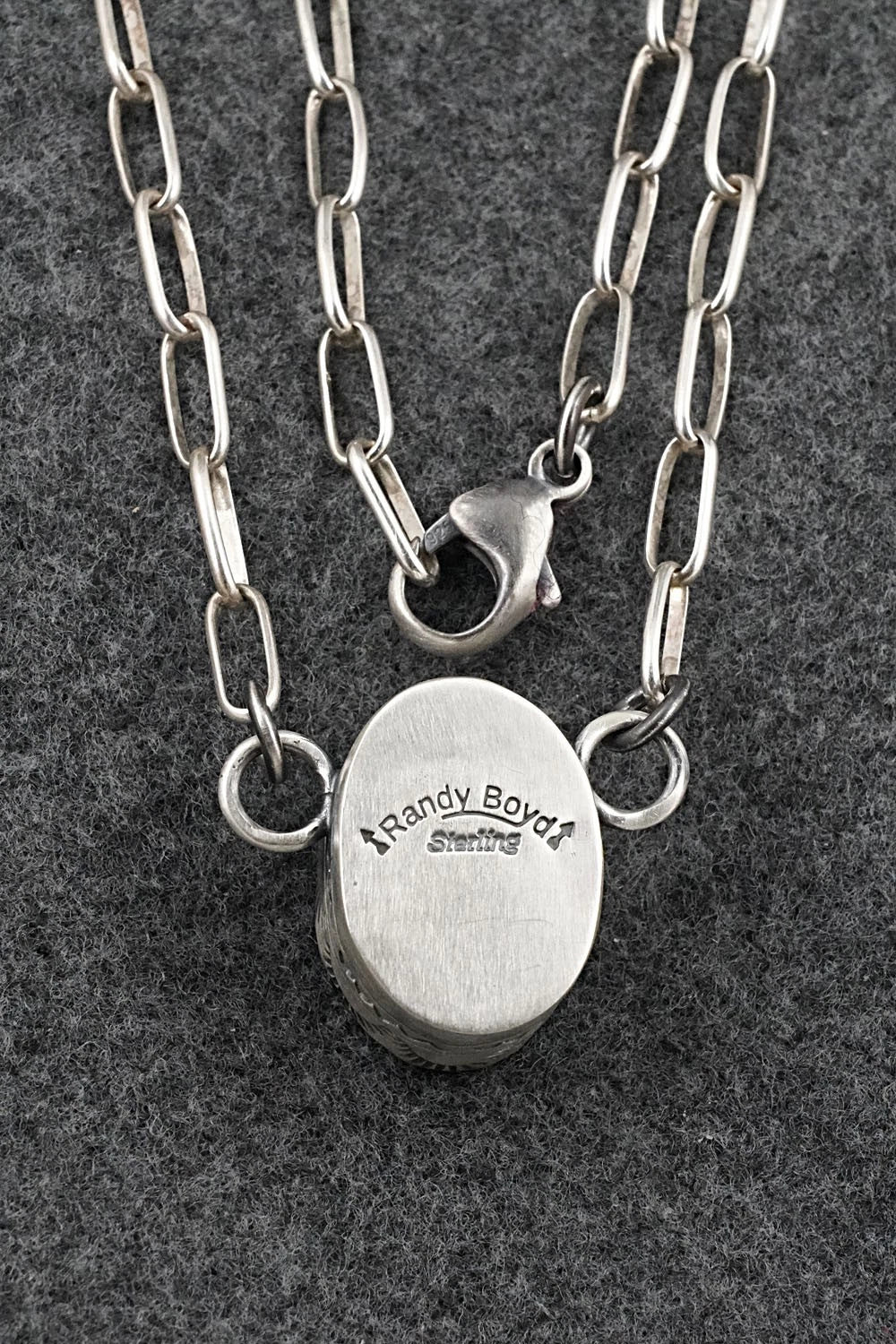 Turquoise & Sterling Silver Necklace - Randy Boyd