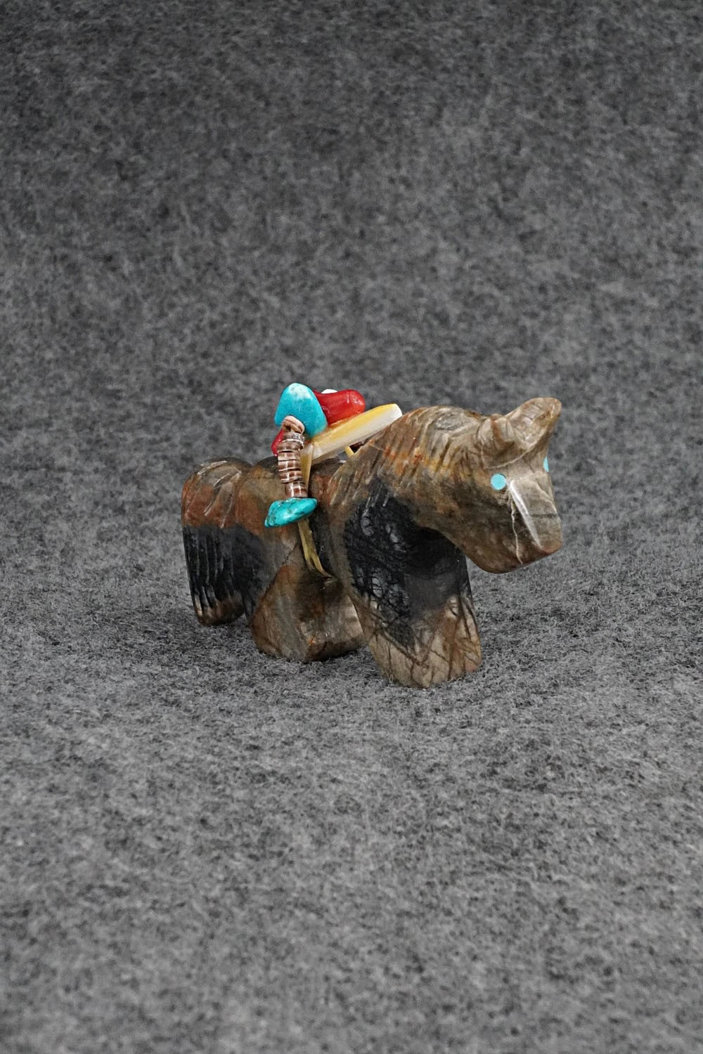 Horse Zuni Fetish Carving - Rodney Laiwakete