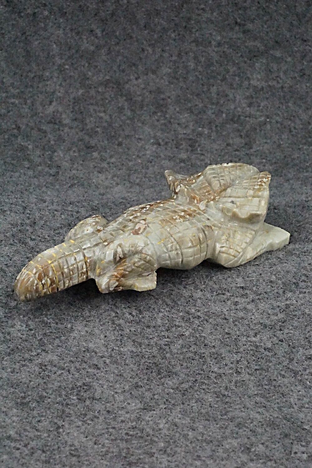 Horned Toad Zuni Fetish Carving - Tony Mackel