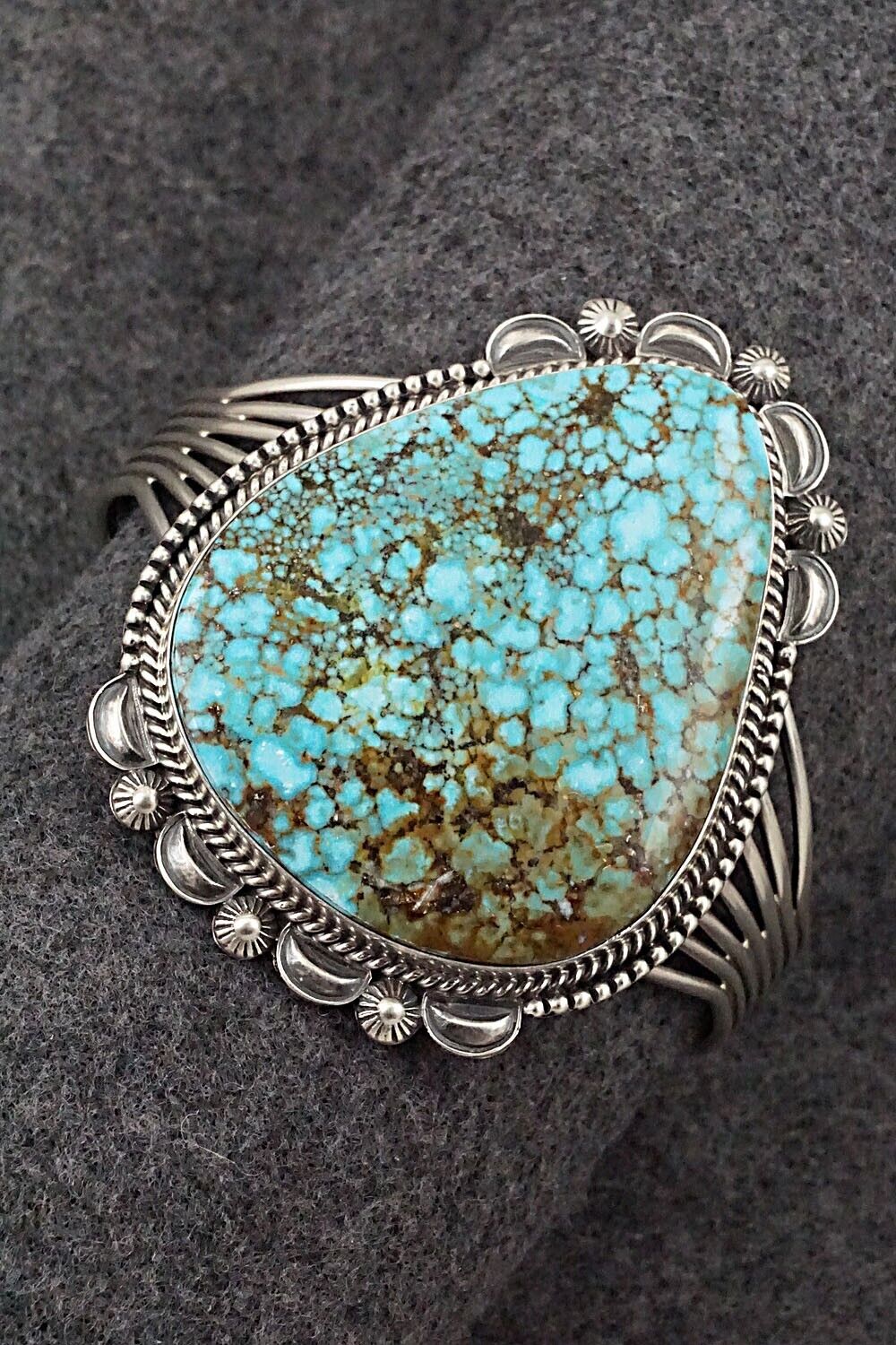 Turquoise & Sterling Silver Bracelet - Derrick Gordon