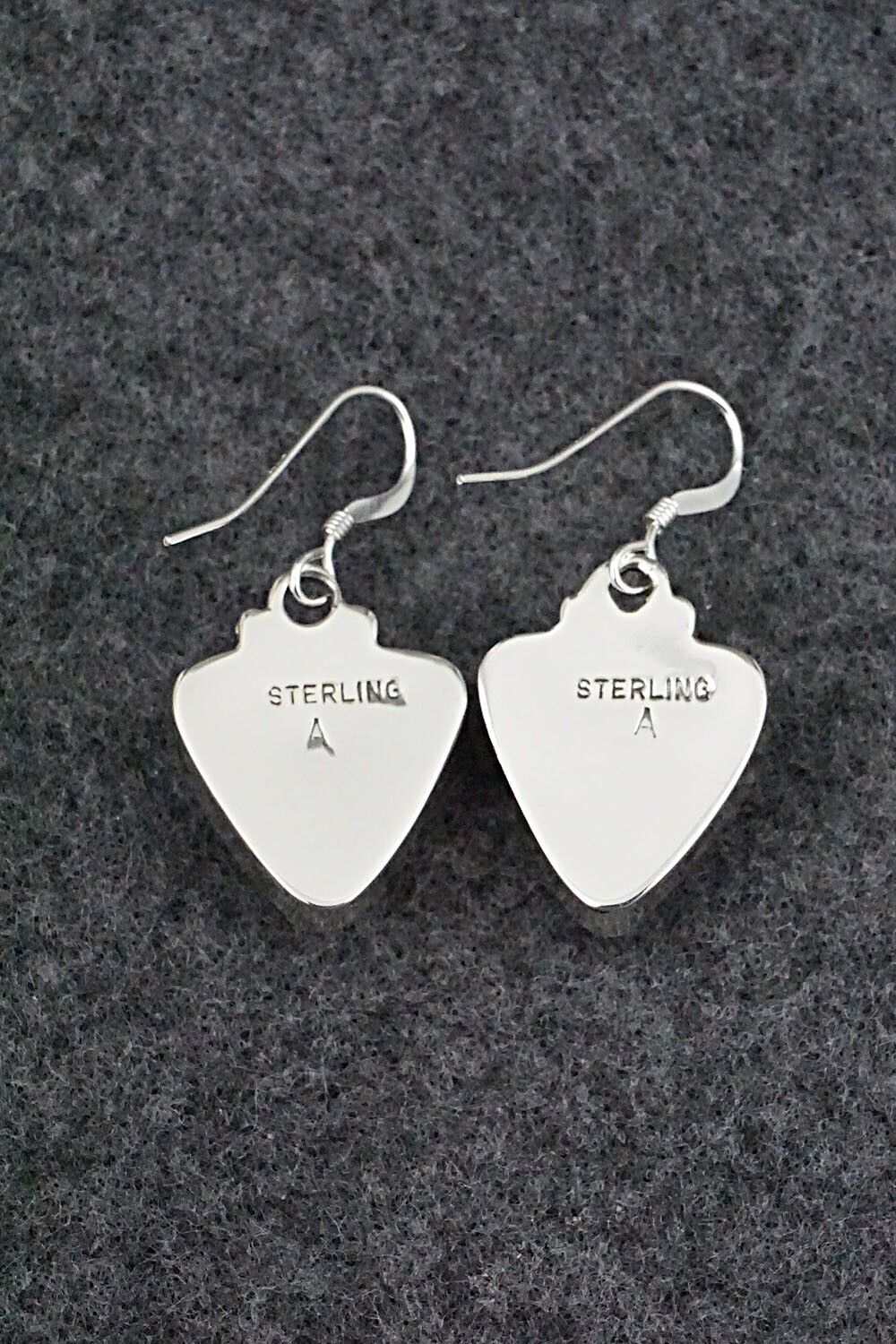 White Buffalo & Sterling Silver Earrings - David Lopez