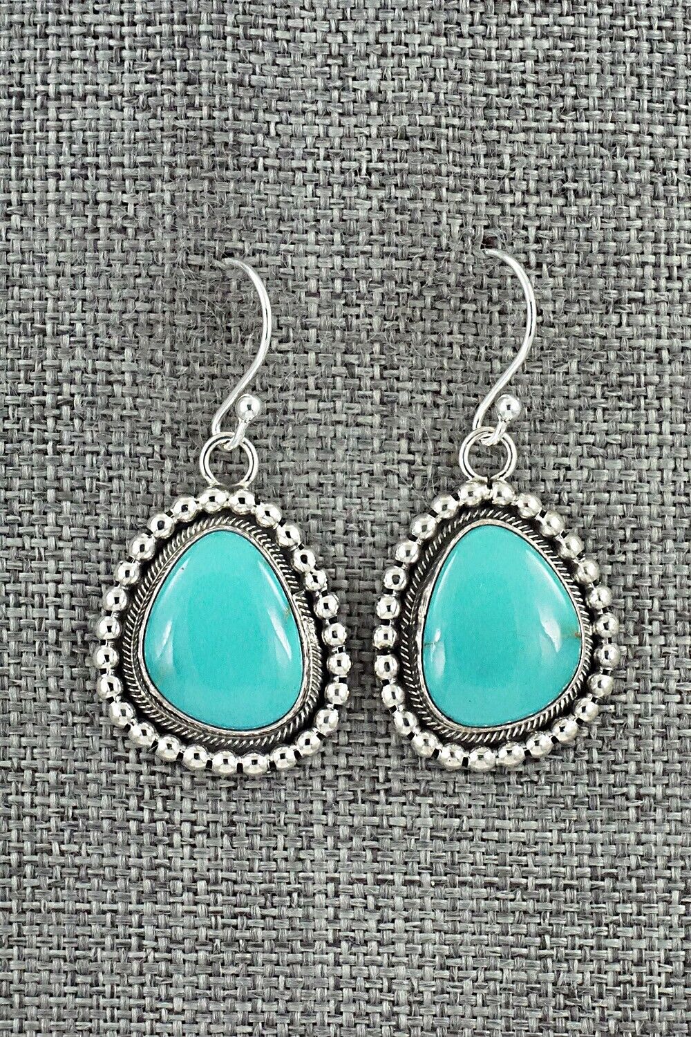 Turquoise & Sterling Silver Earrings - Mark Yazzie