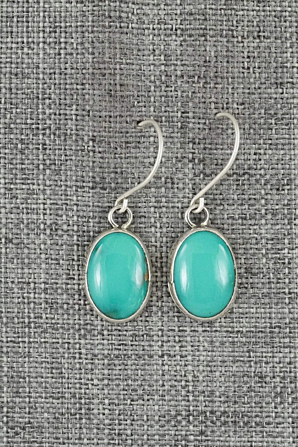 Turquoise & Sterling Silver Earrings - Rosemary Saunders