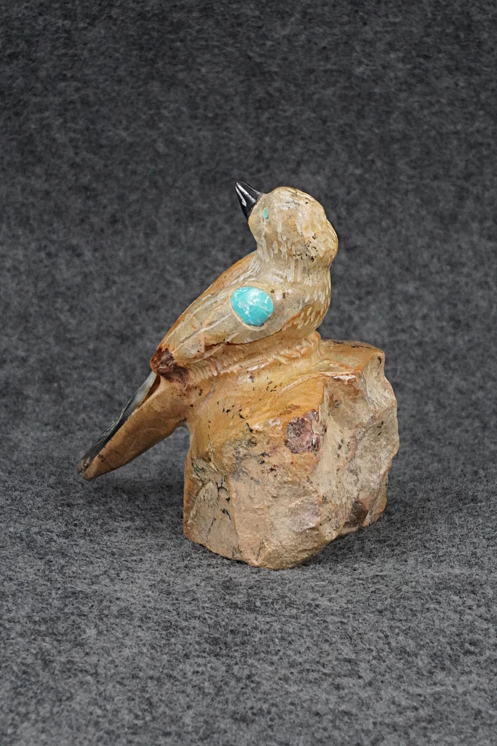 Quail Zuni Fetish Carving - Freddie Leekya