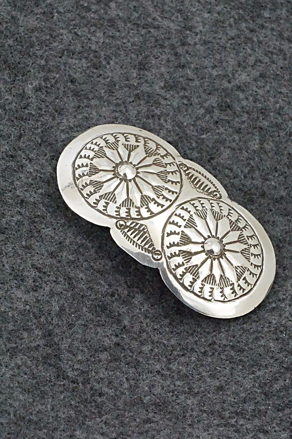 Sterling Silver Hair Barrette - Arlene Soce