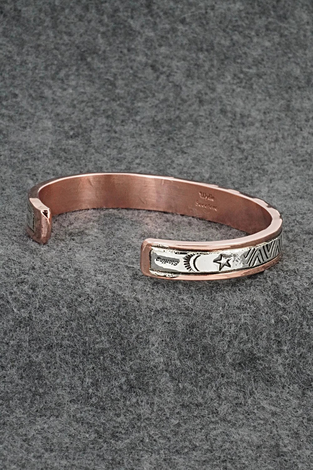 Copper & Sterling Silver Bracelet - Wylie Secatero