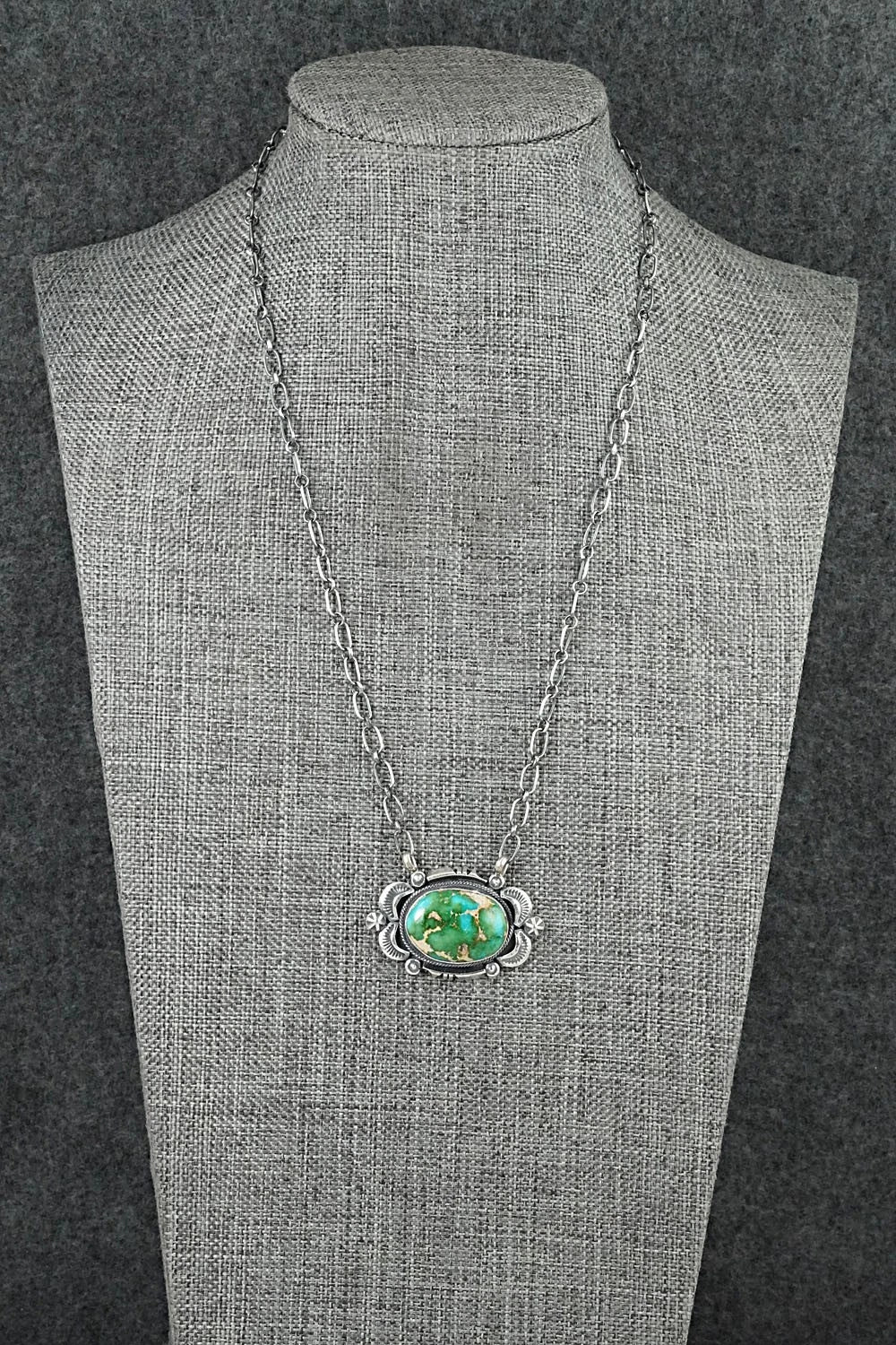 Turquoise & Sterling Silver Necklace - Daniel Benally