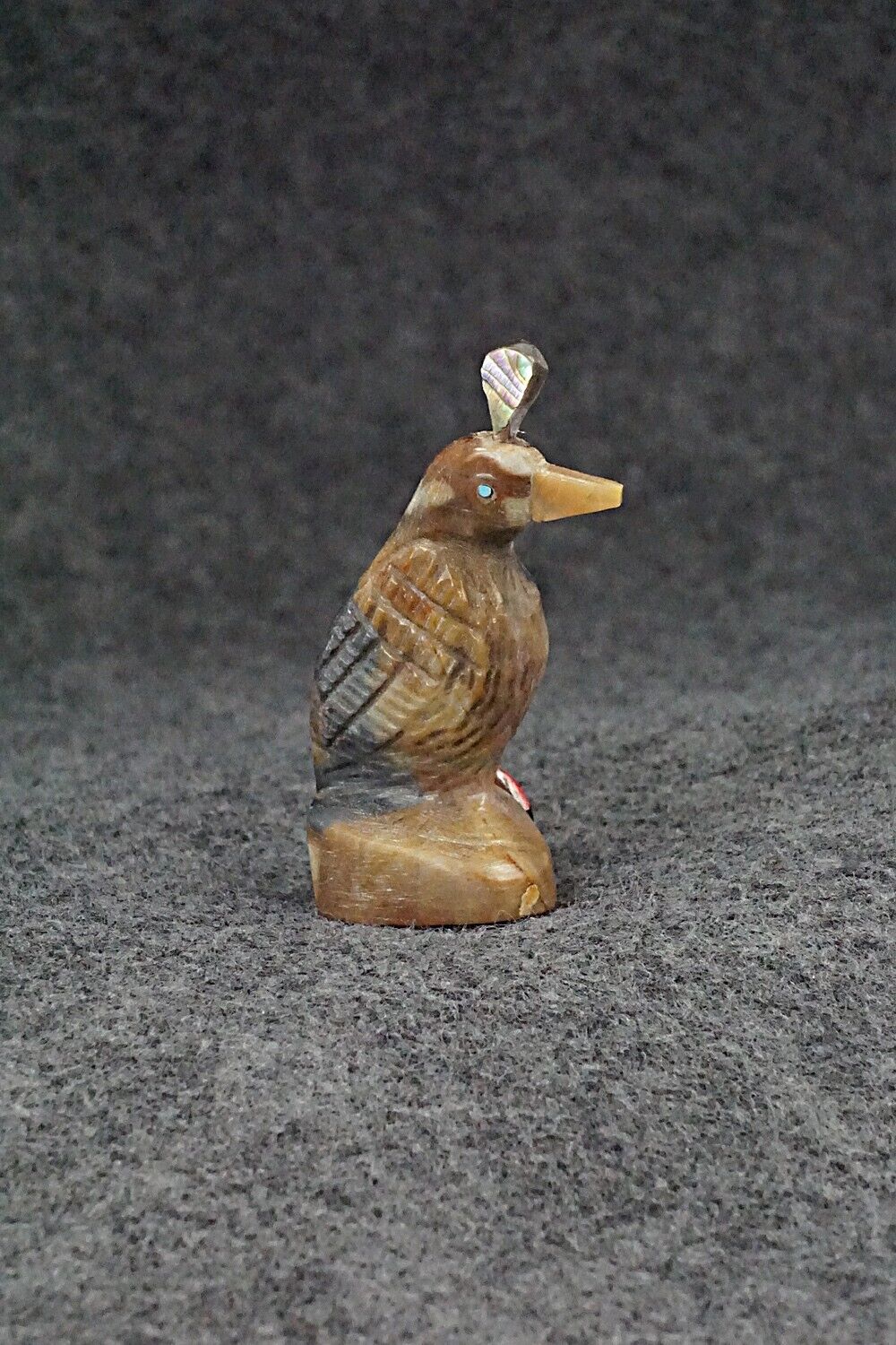 Quail Zuni Fetish Carving - Darrin Boone