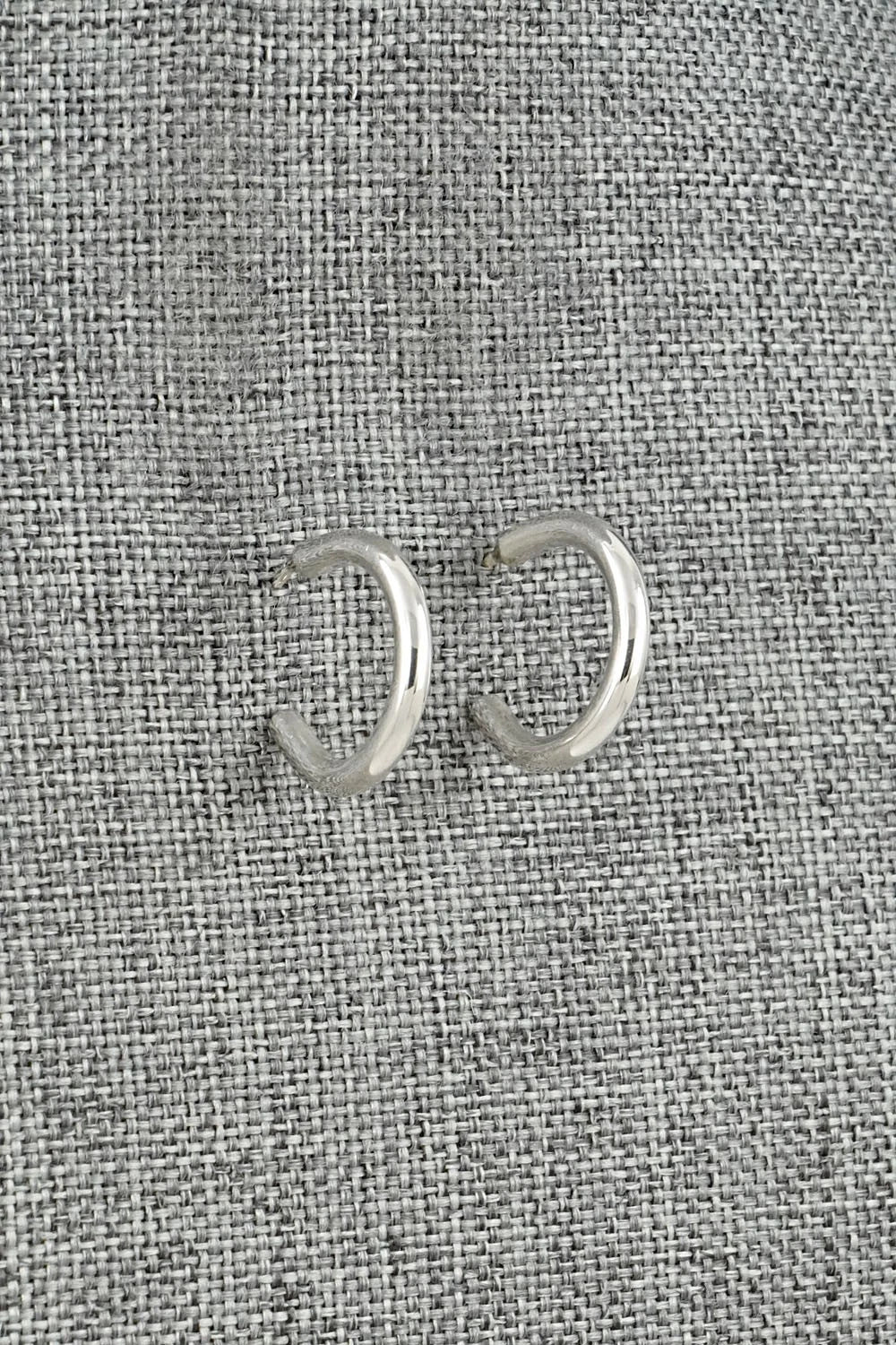 Sterling Silver Hoop Earrings - Elaine Tahe