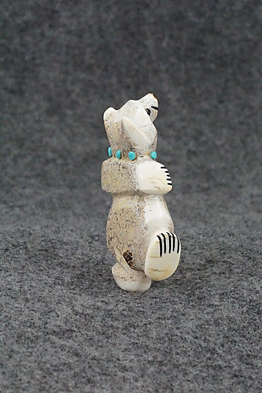 Dancing Bear Zuni Fetish Carving - Claudia Peina