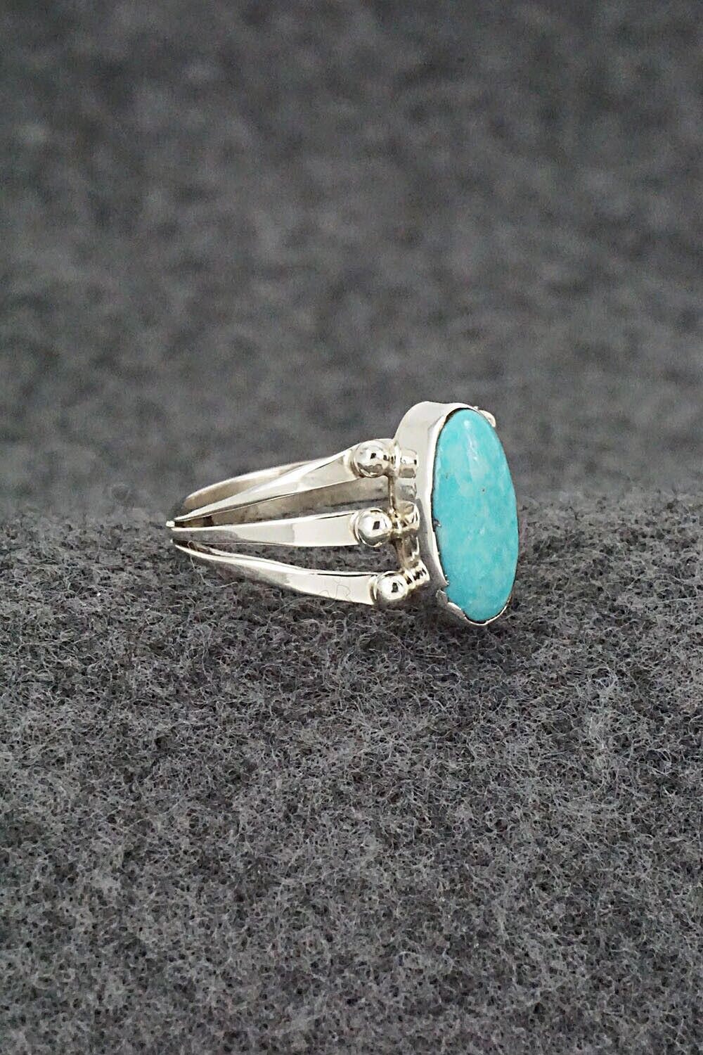 Turquoise & Sterling Silver Ring - Paige Gordon - Size 7