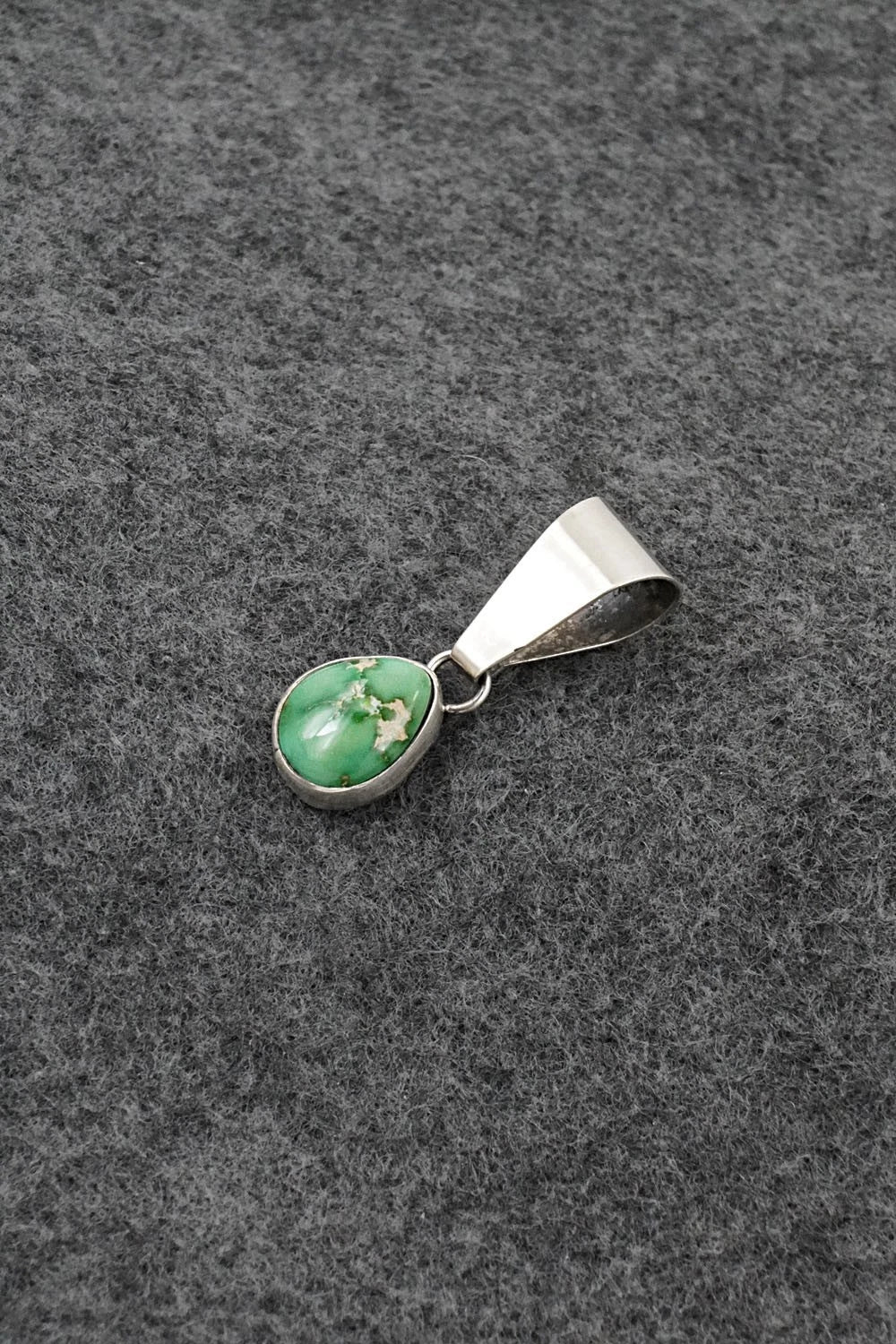 Turquoise & Sterling Silver Pendant - Rosemary Saunders