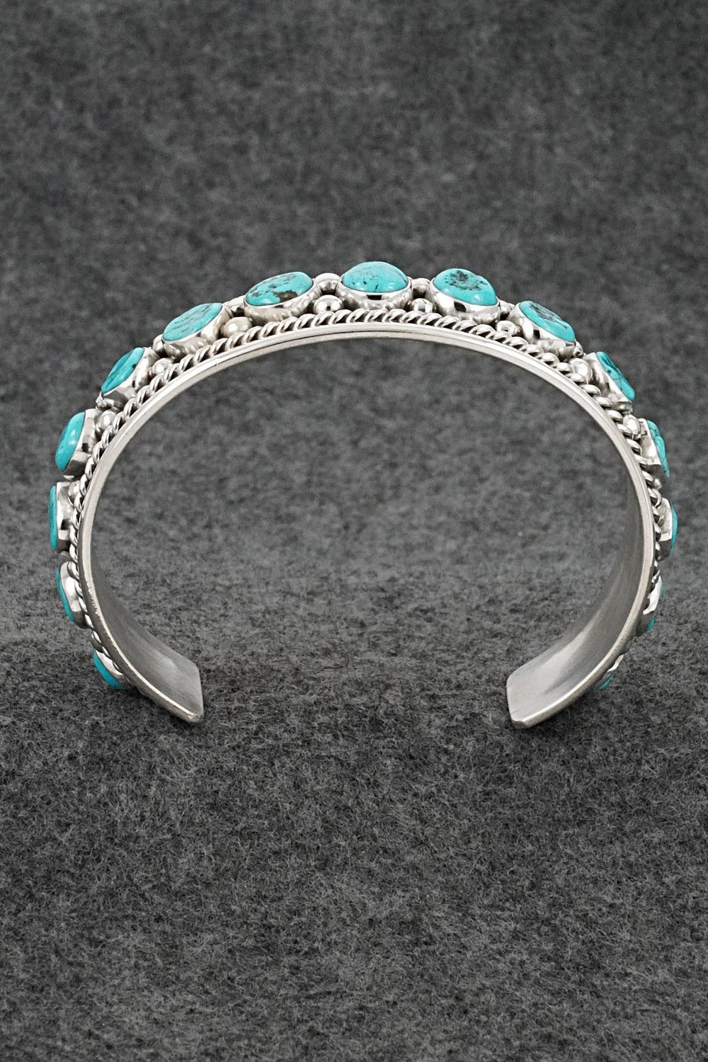 Turquoise & Sterling Silver Bracelet - Chester Charley