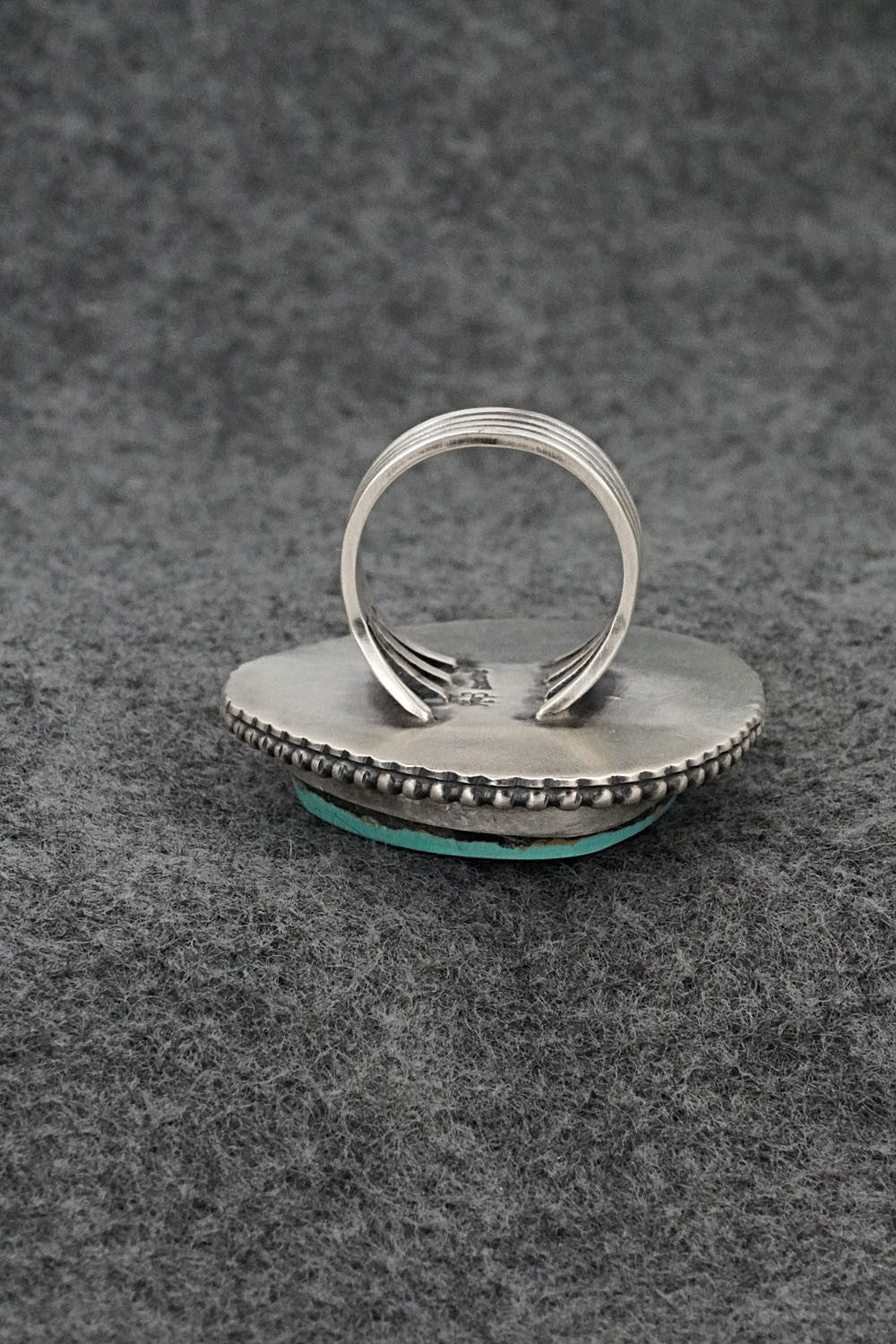 Turquoise & Sterling Silver Ring - Randy Boyd - Size 7.5